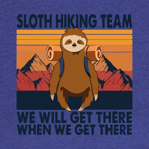 sloth hiking team by soanem